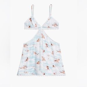 Weworewhat V-neck Cutout Dress- Baby Angels